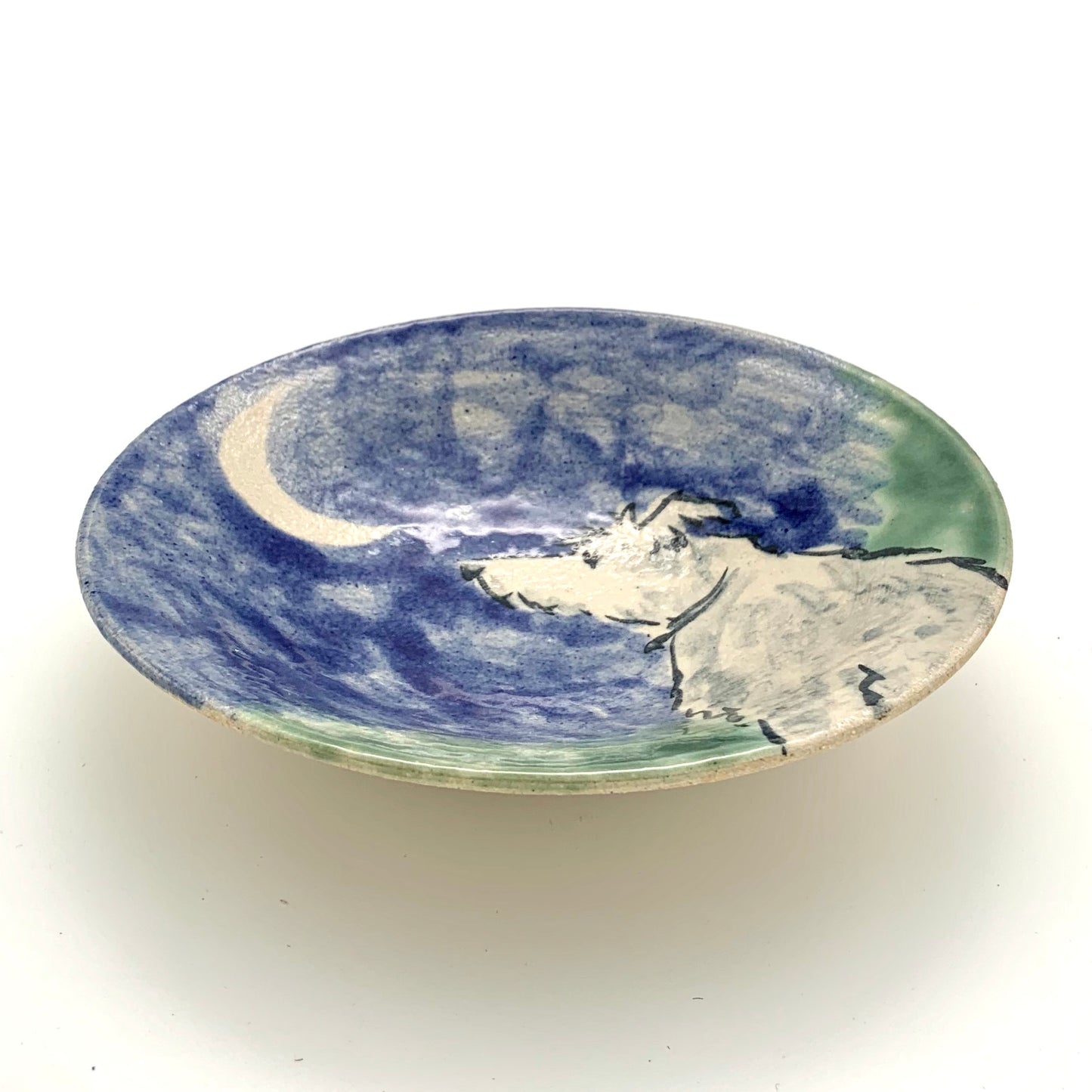 Looking to the Moon Plate