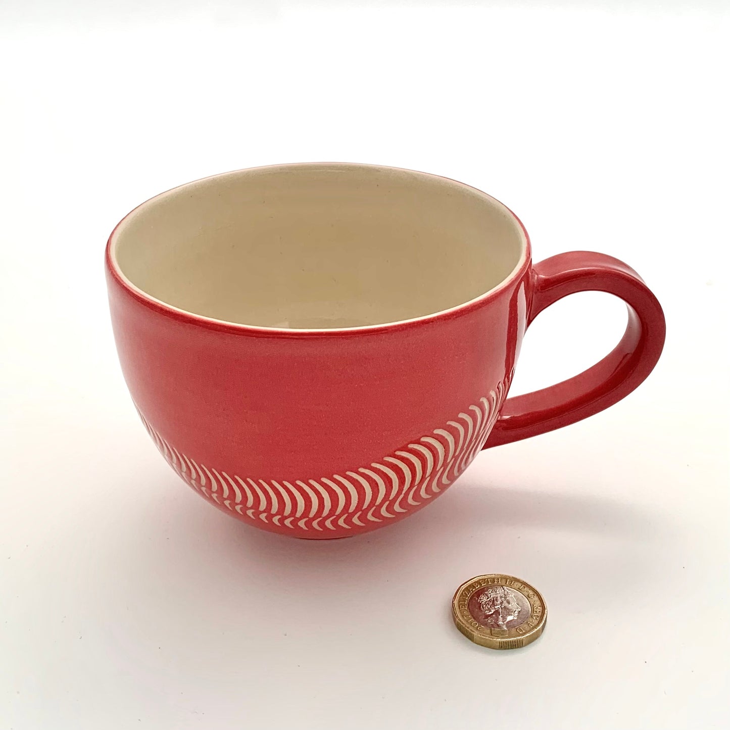 Raspberry Red Flow Mug