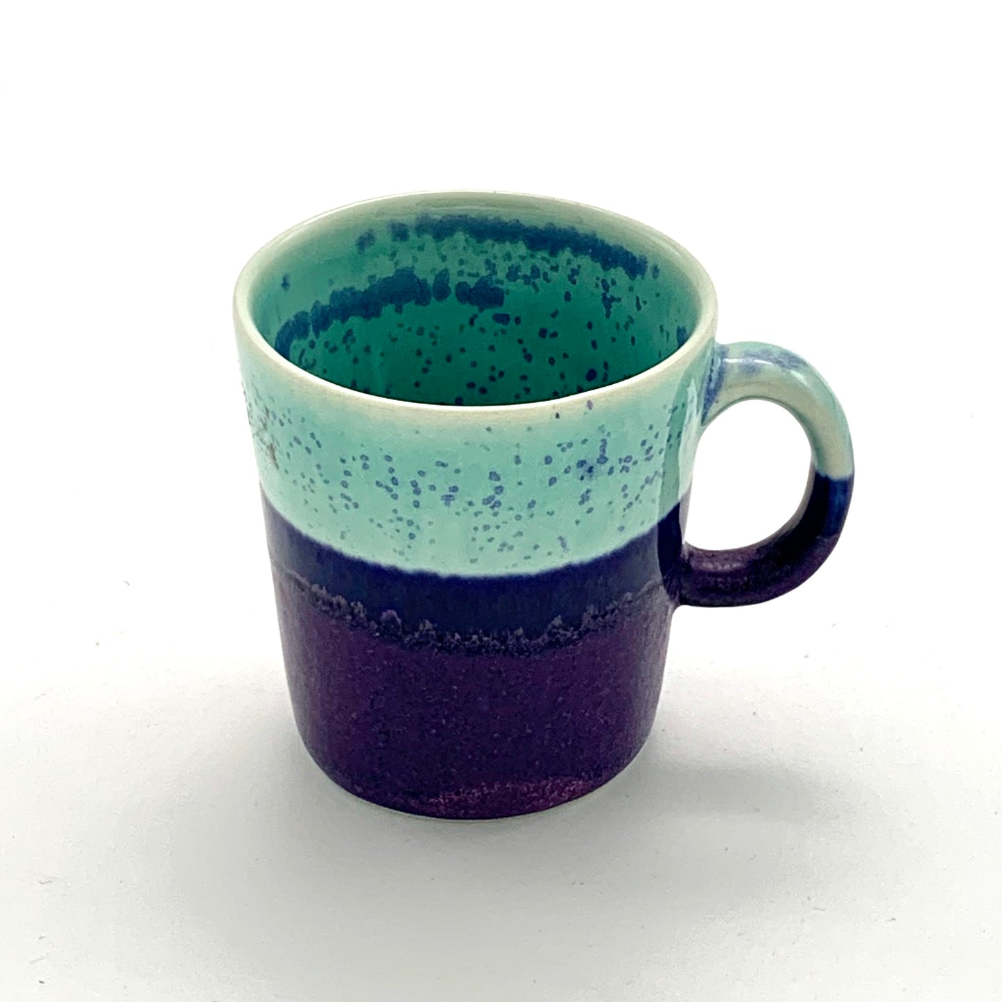 Blue and Turquoise Single Espresso Cup