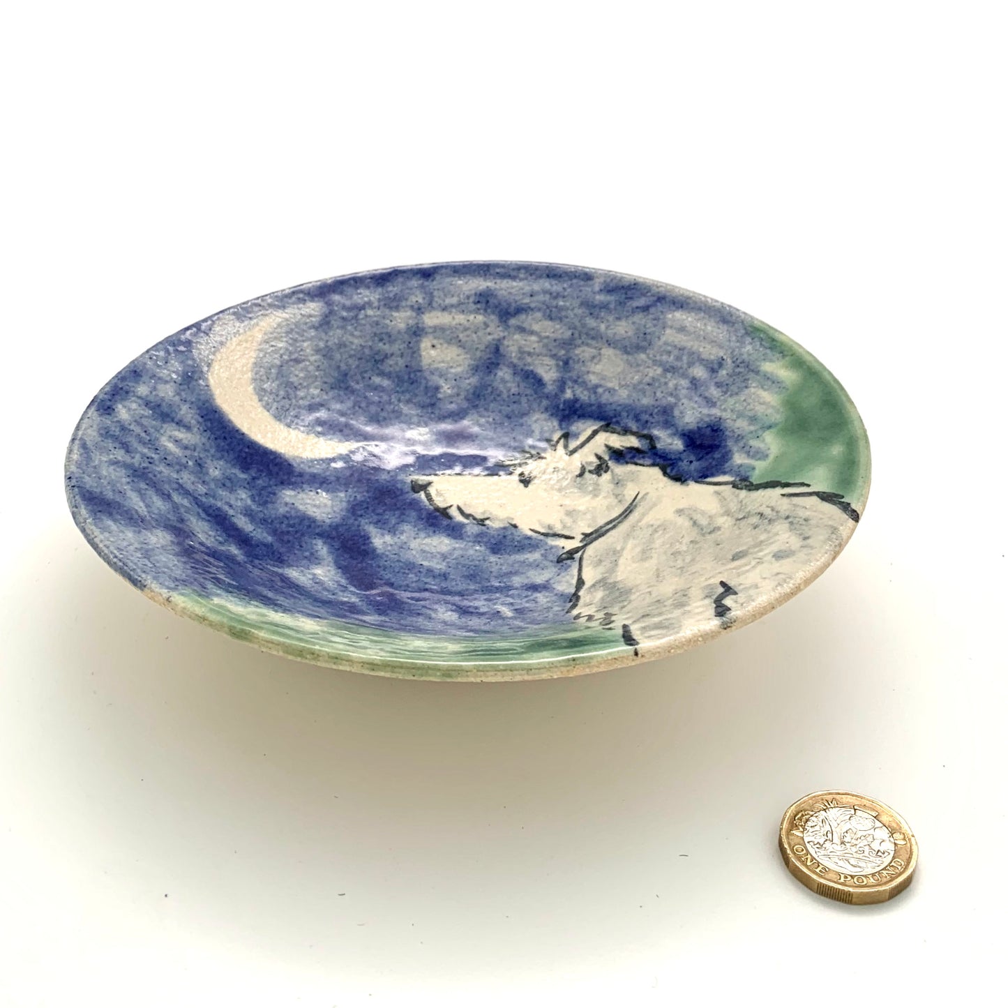 Looking to the Moon Plate