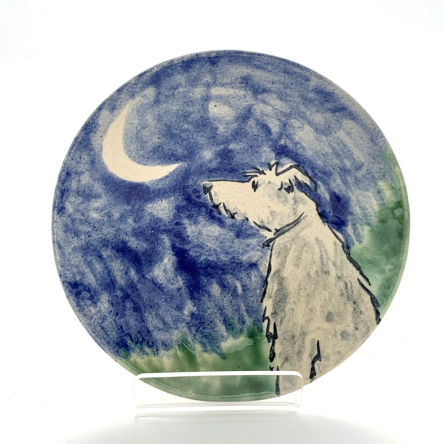 Looking to the Moon Plate