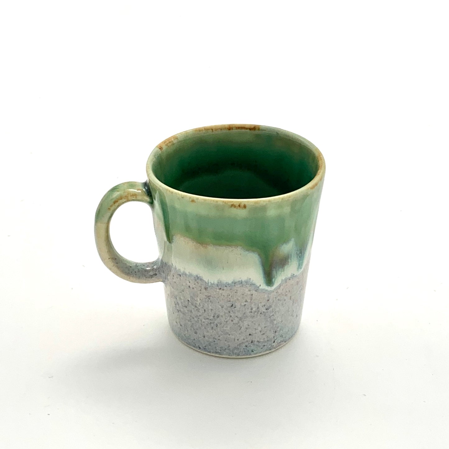 Green and Grey Single Espresso Cup