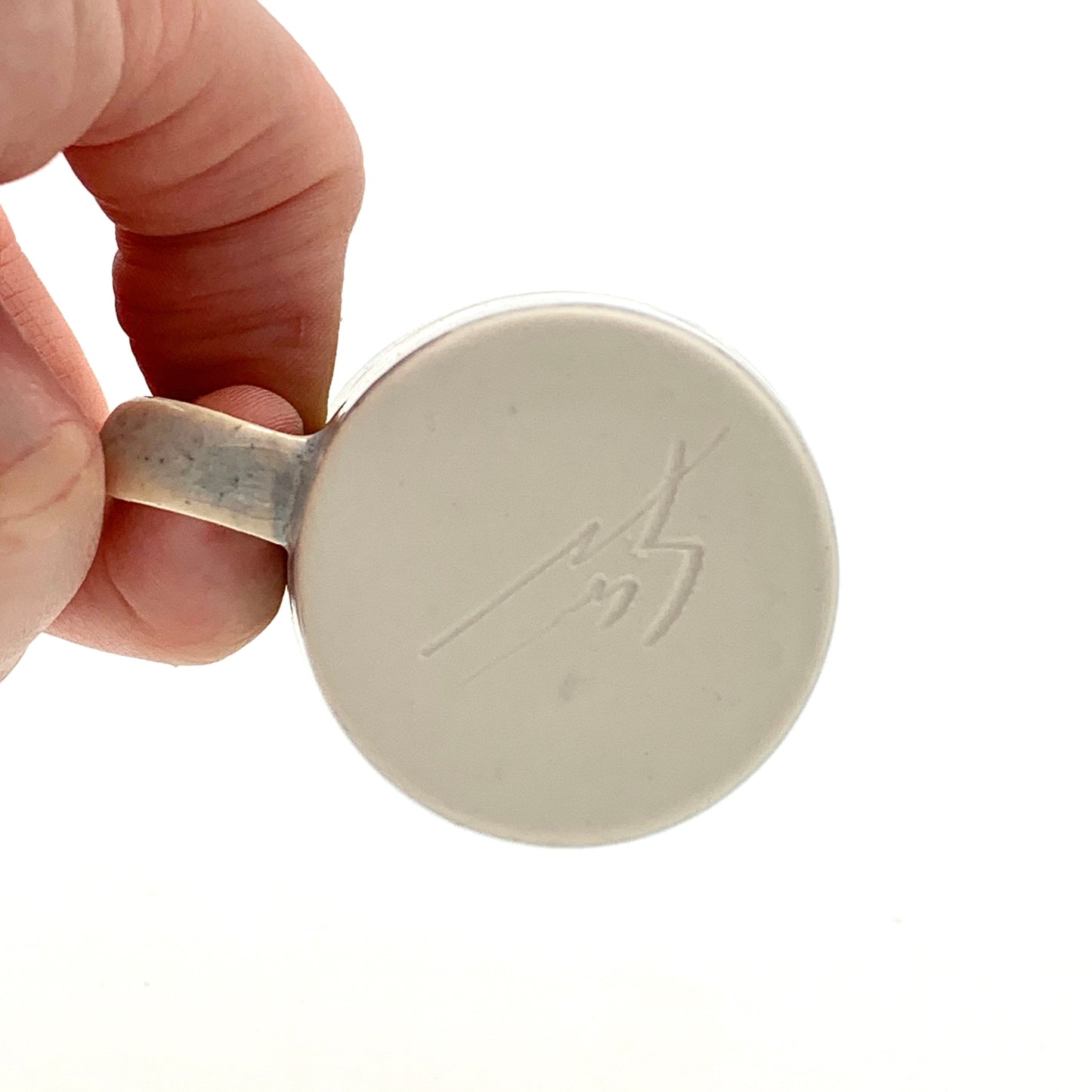 Green and Grey Single Espresso Cup