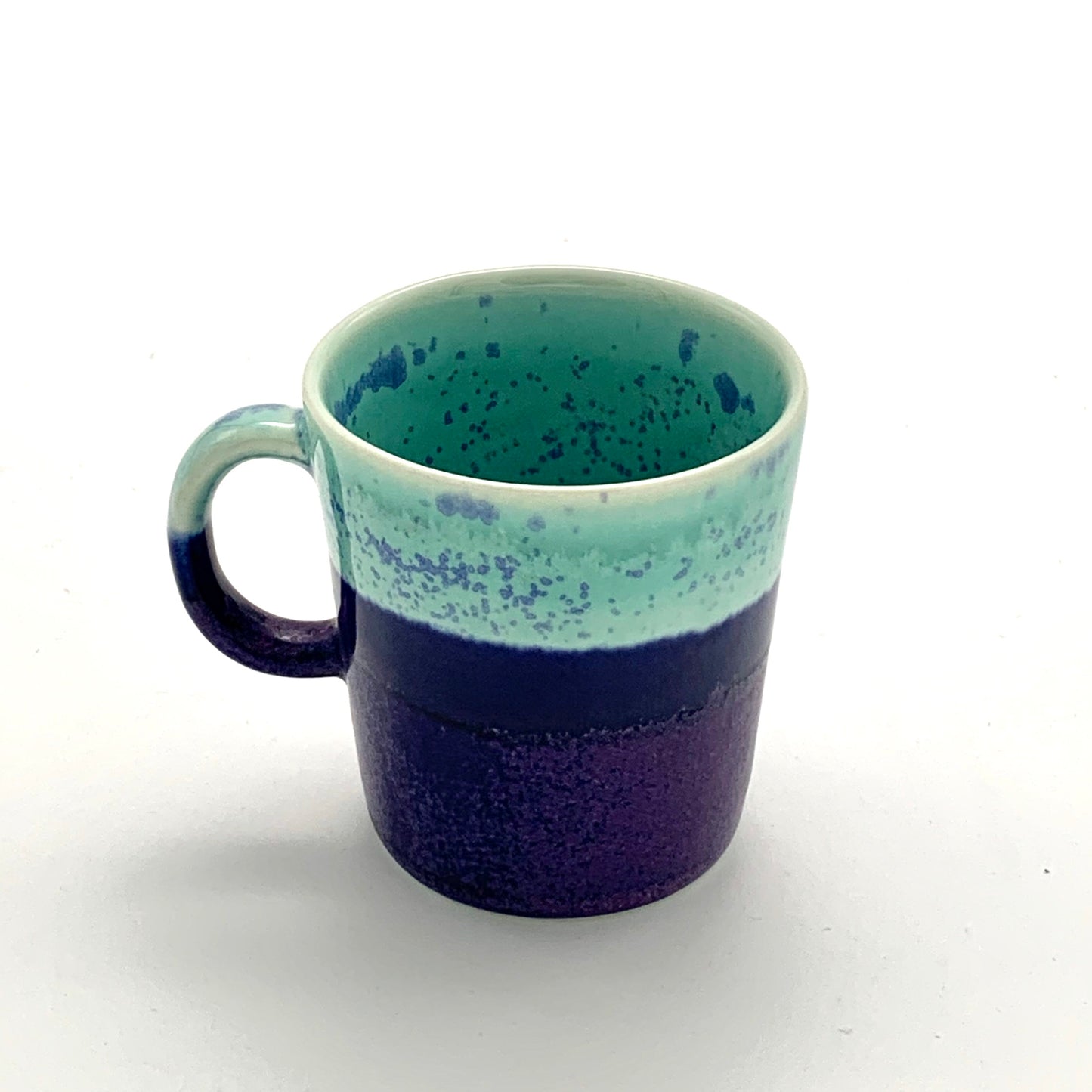 Blue and Turquoise Single Espresso Cup