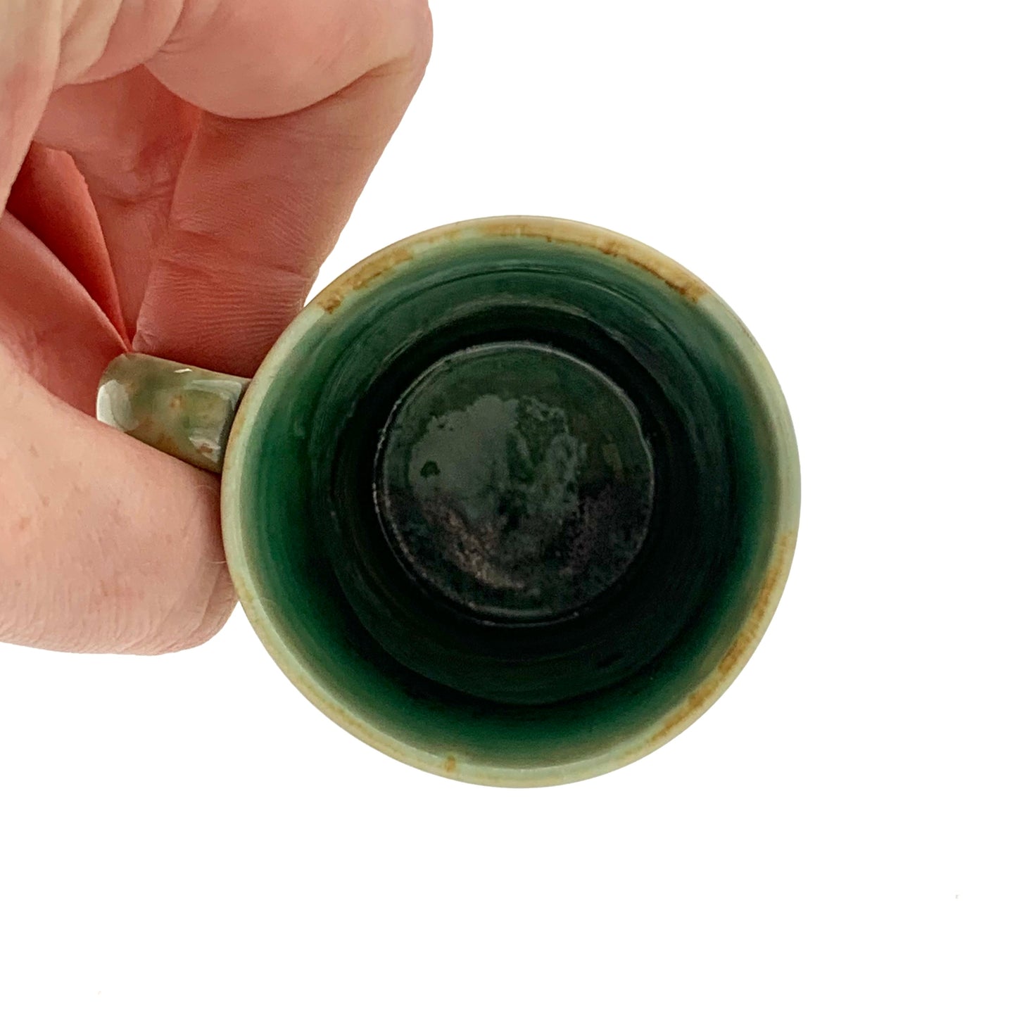 Green and Grey Single Espresso Cup