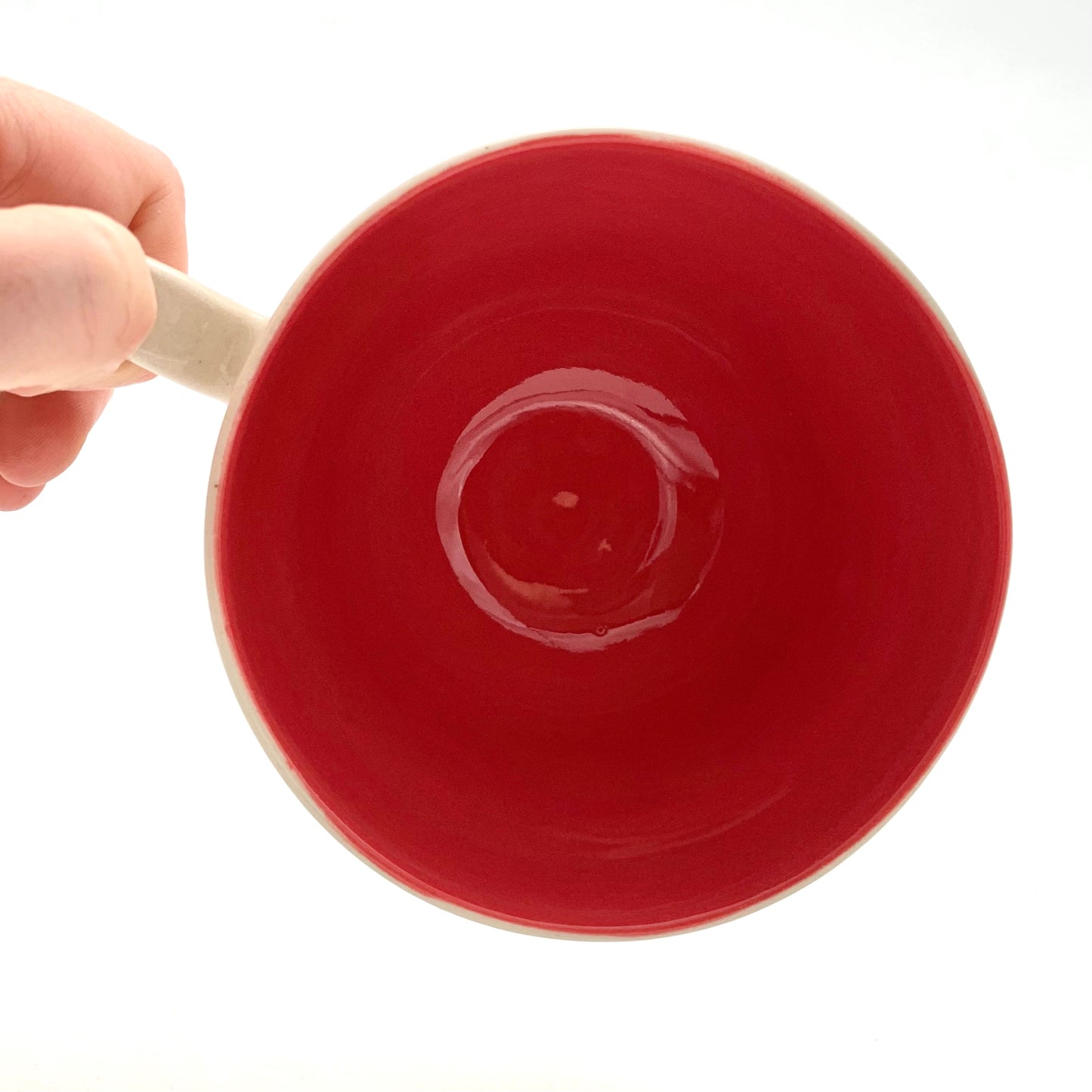 Raspberry Red Inside Out Flow Mug
