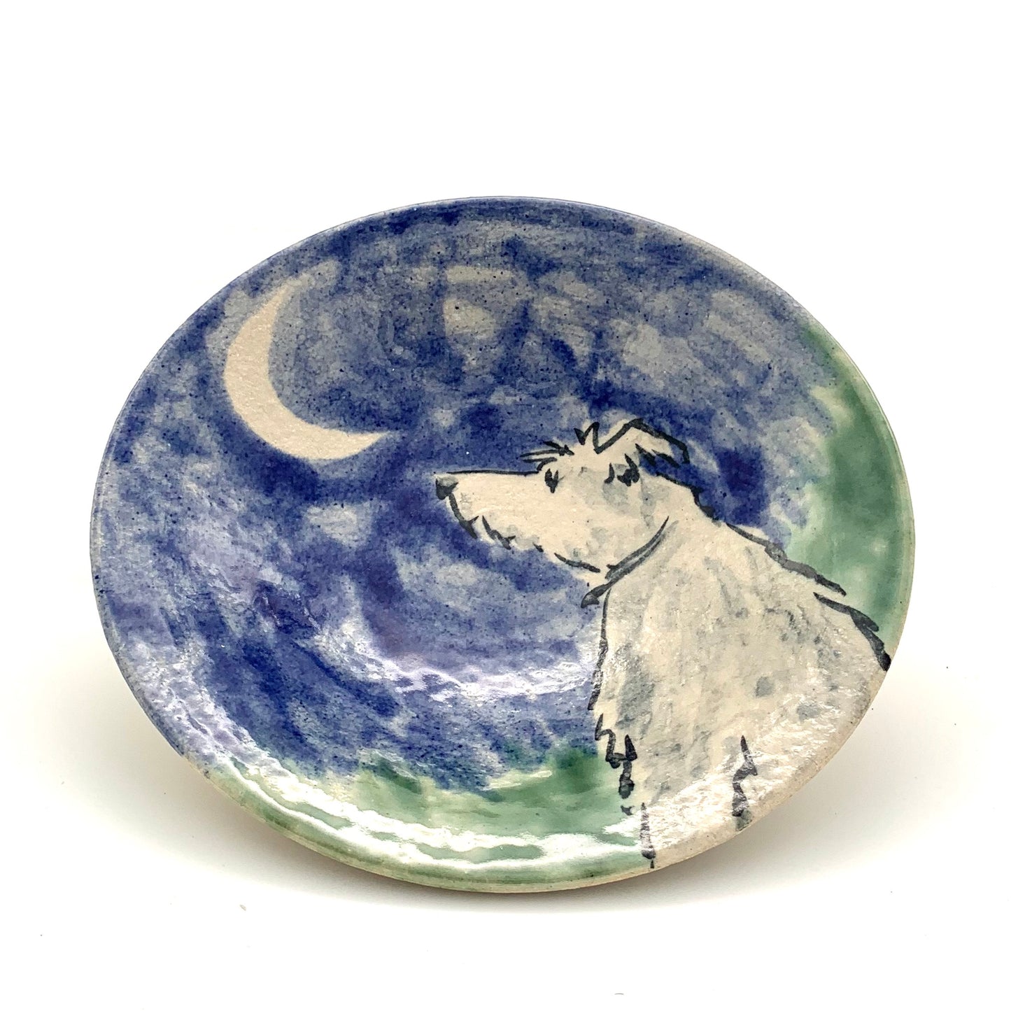 Looking to the Moon Plate