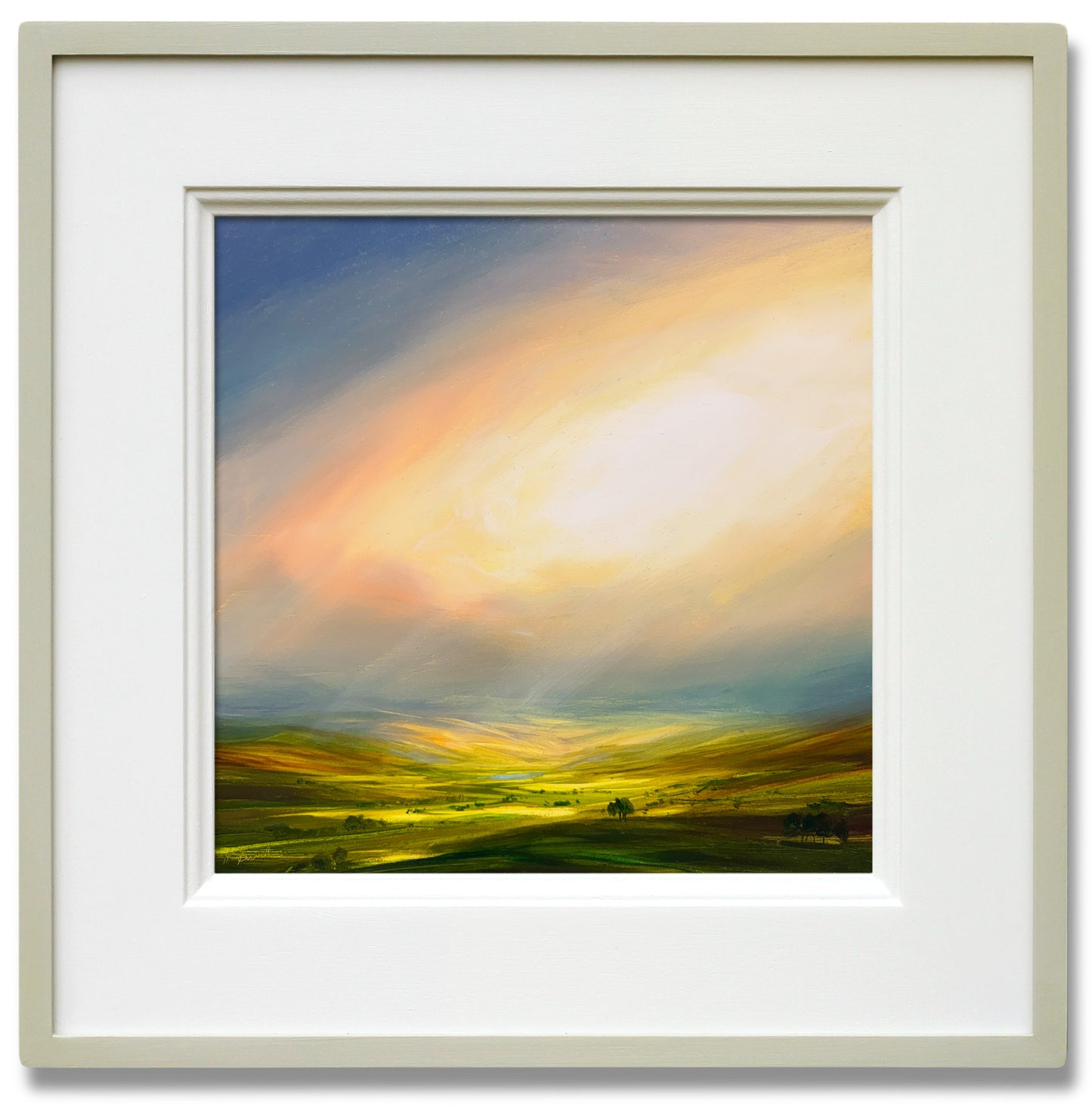 Fire and Rain - Framed