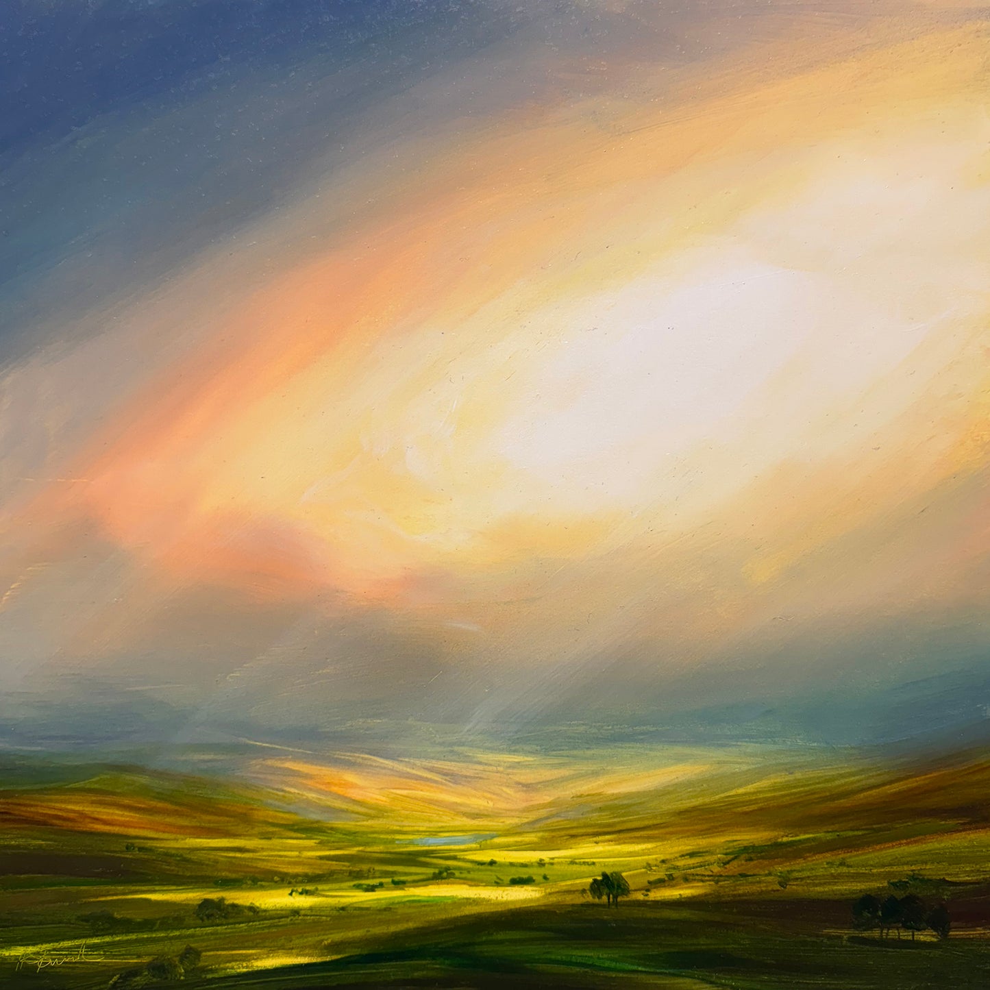 Fire and Rain - Framed