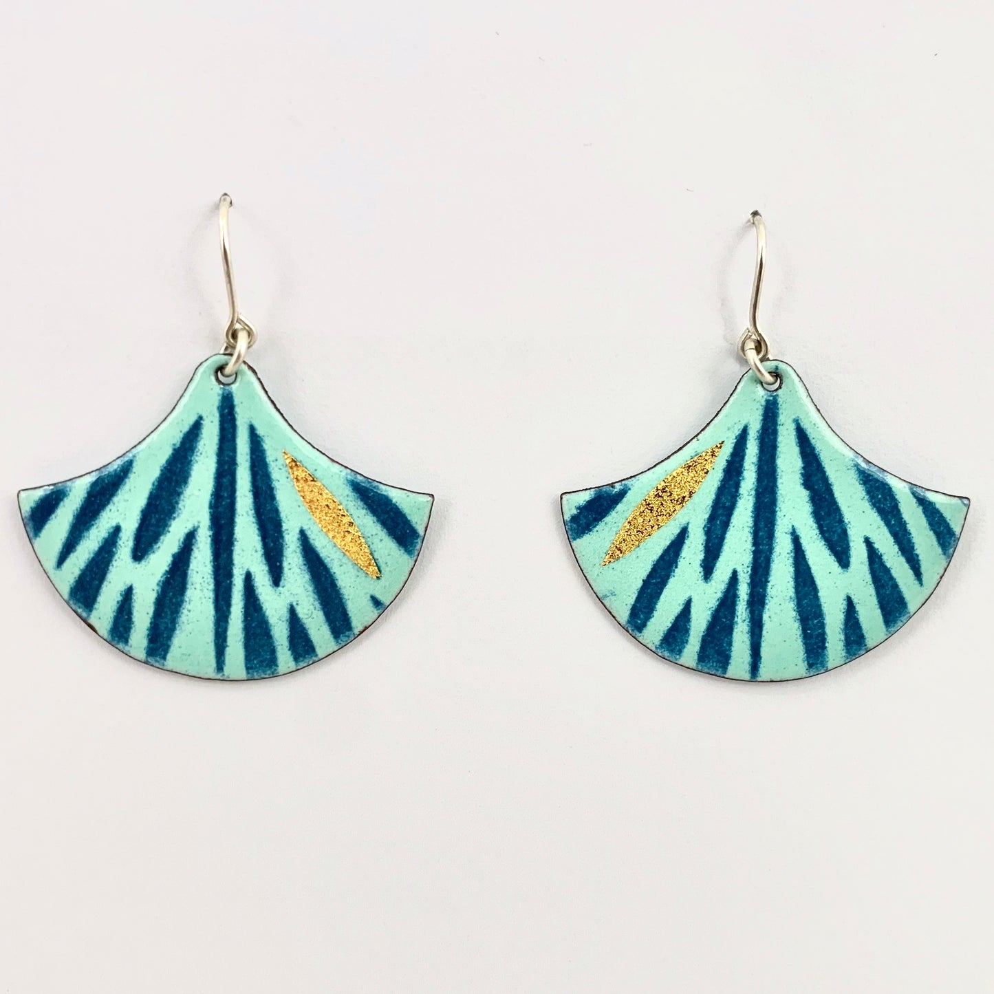 Blue Firework Earrings