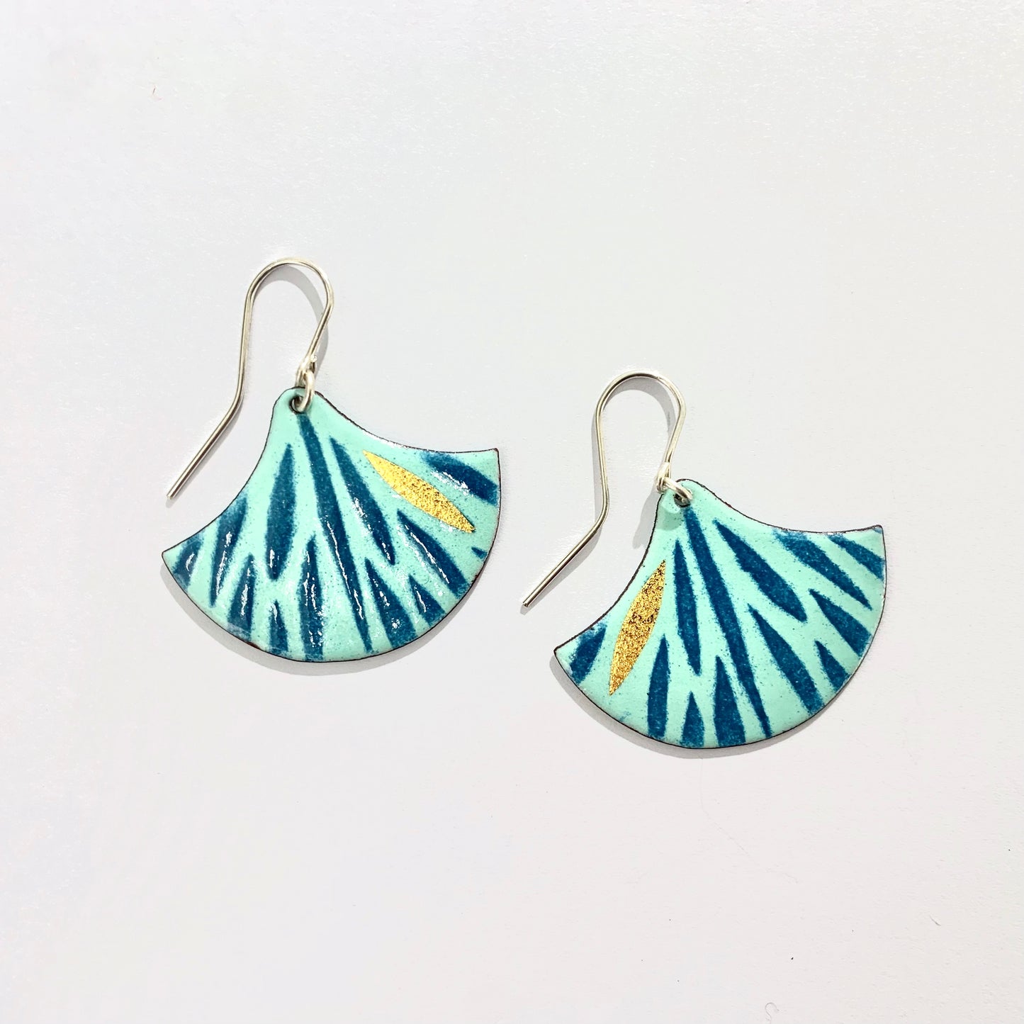 Blue Firework Earrings