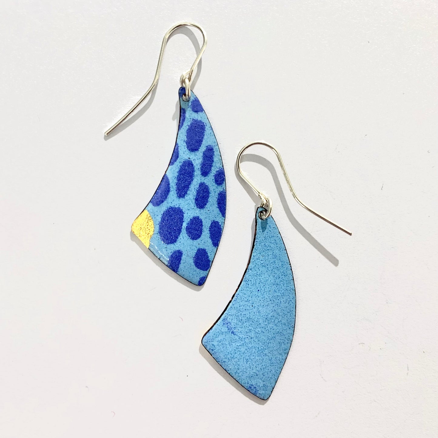 Blue Dot Earrings