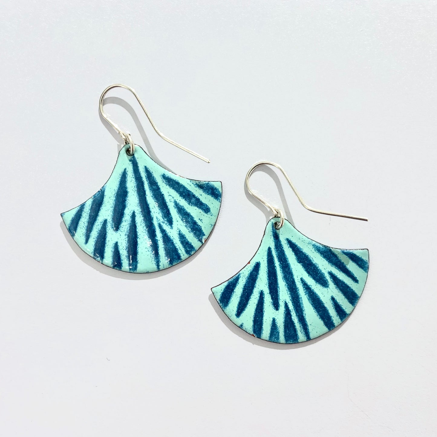Blue Firework Earrings