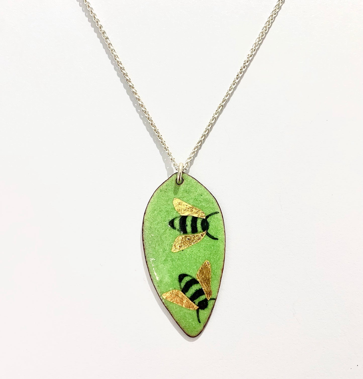 Green Bee Pendant