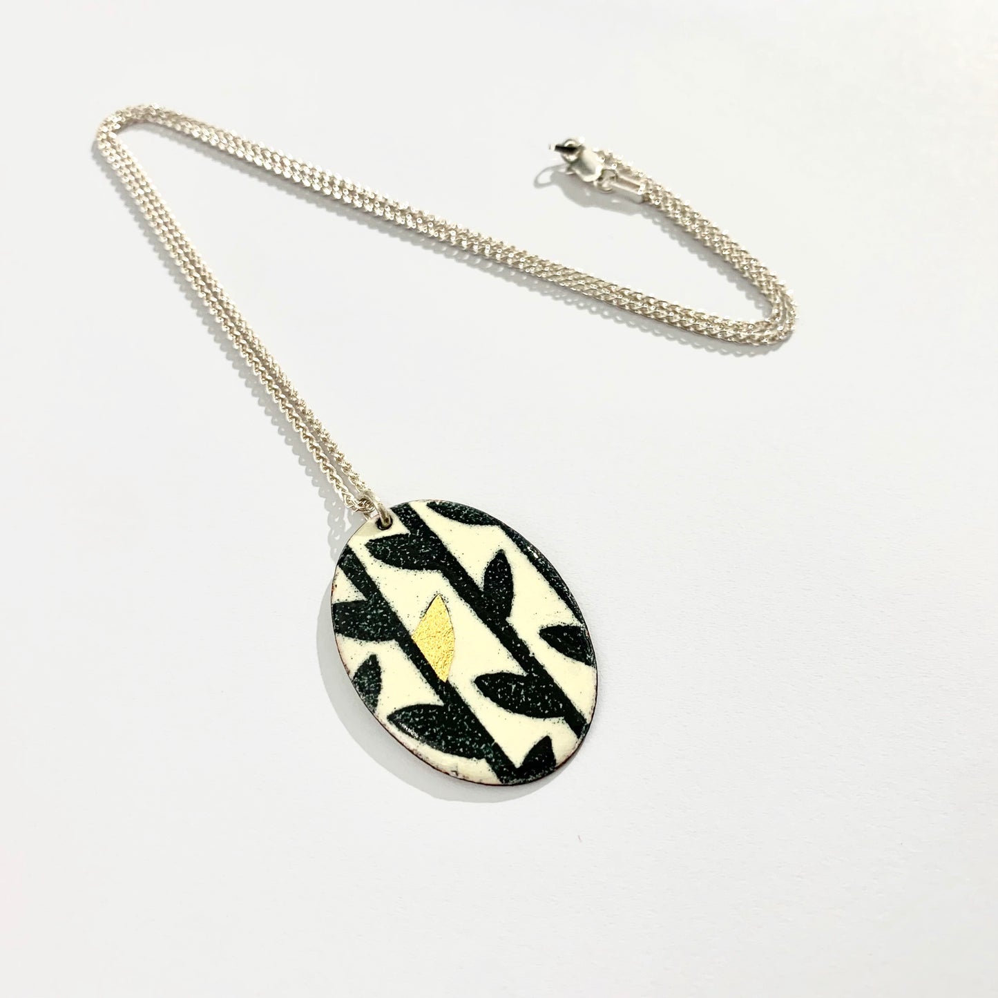 Black and Cream Pendant