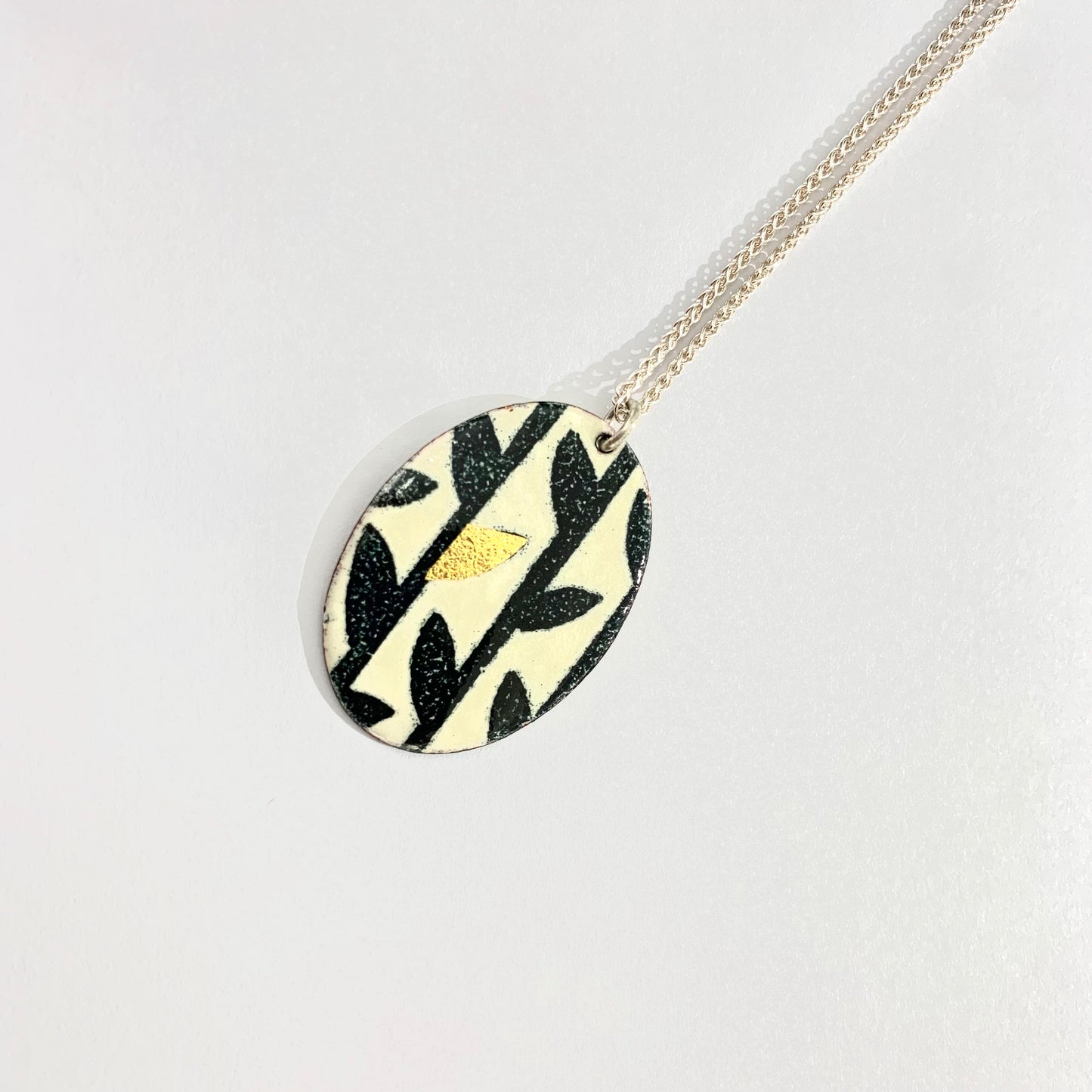 Black and Cream Pendant