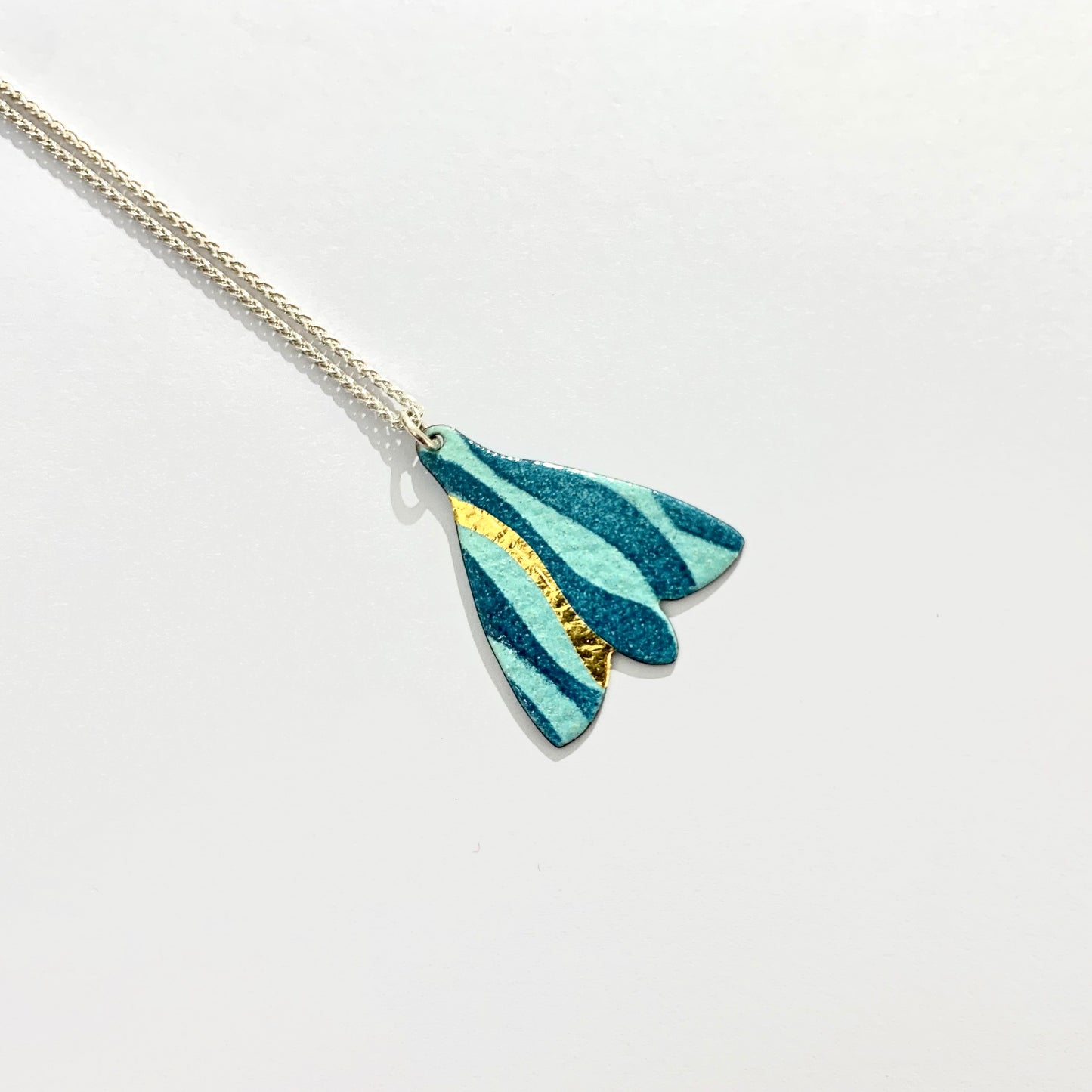 Blue Fuchsia Pendant