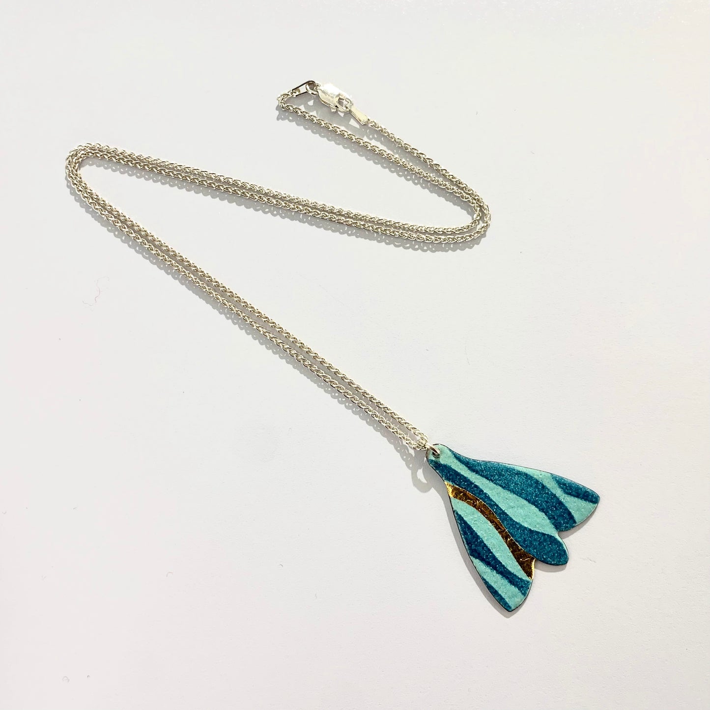 Blue Fuchsia Pendant