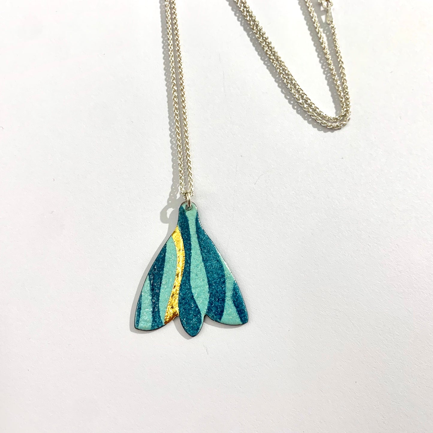 Blue Fuchsia Pendant