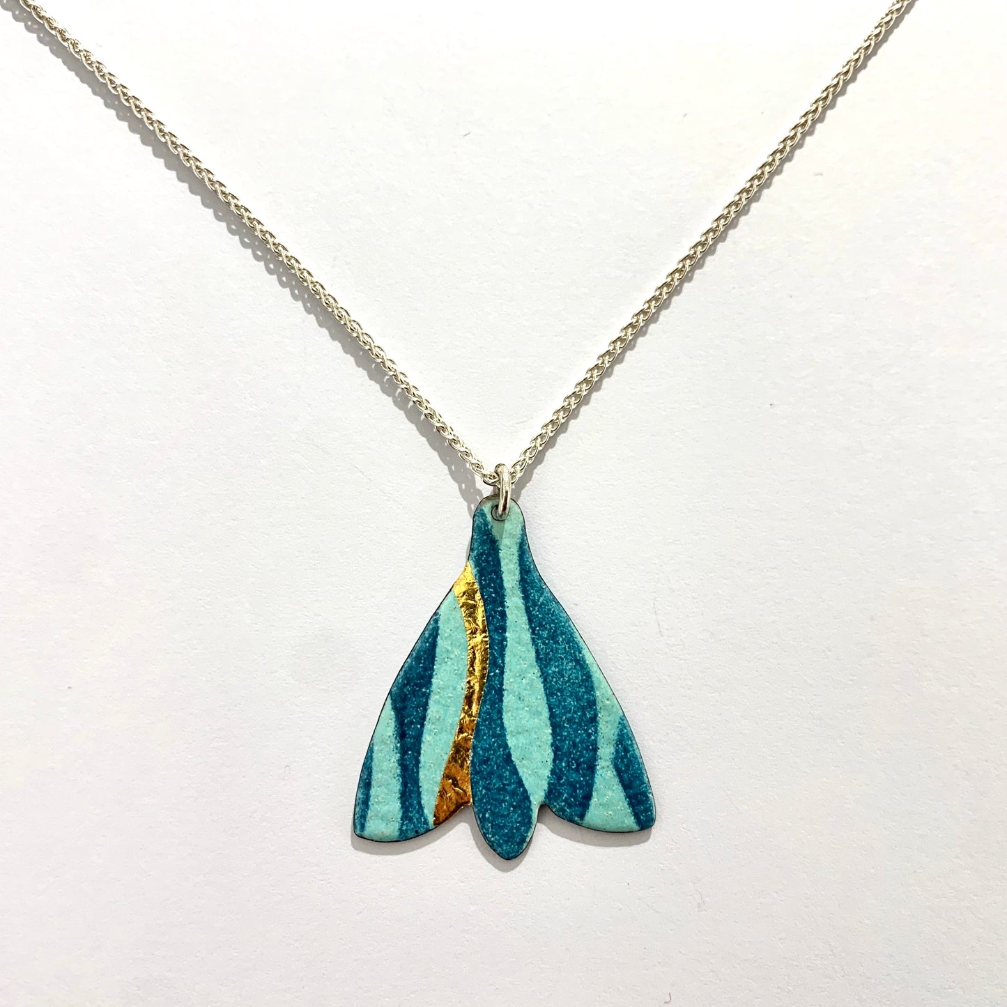 Blue Fuchsia Pendant