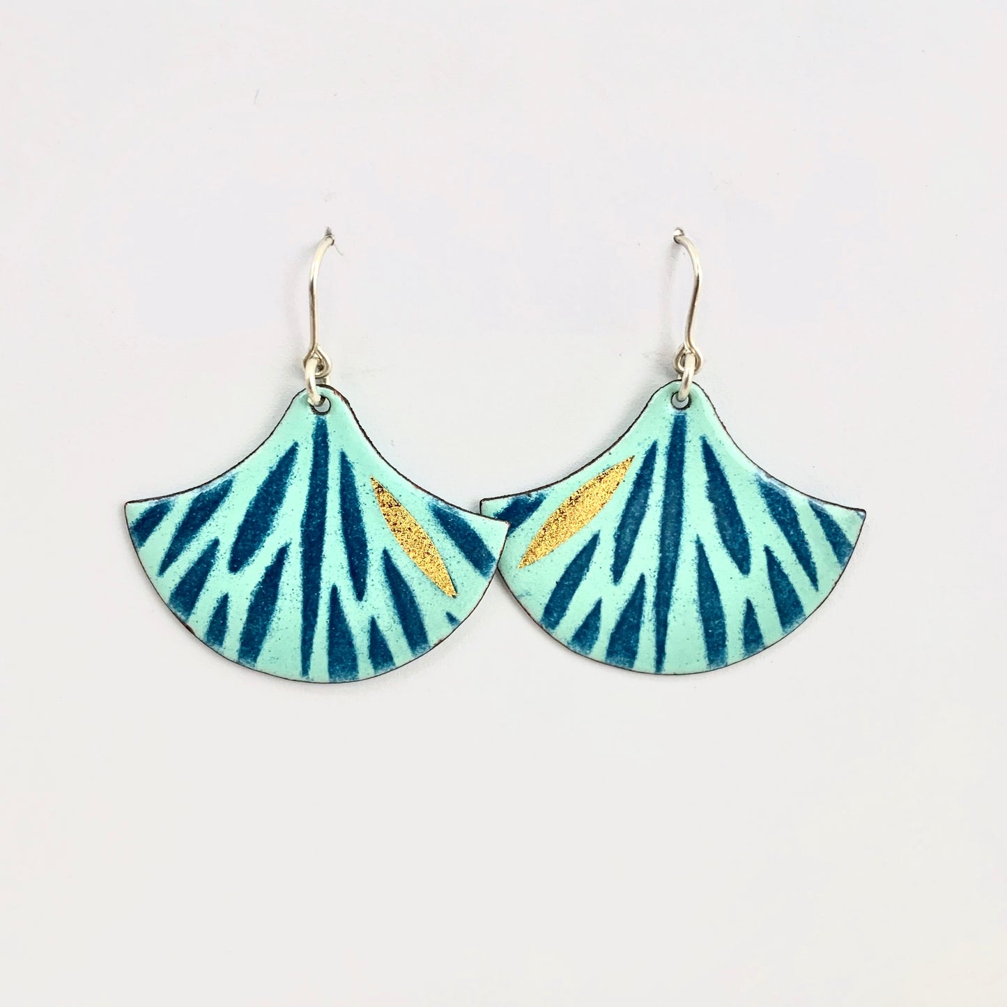 Blue Firework Earrings