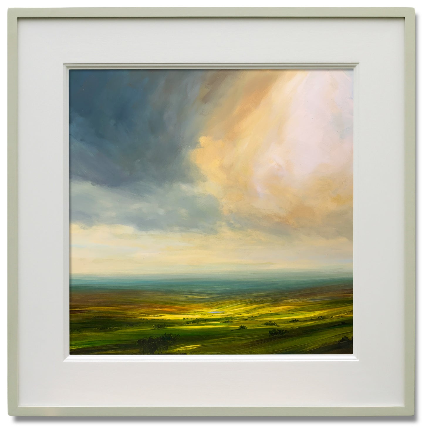 Golden Embrace - Framed