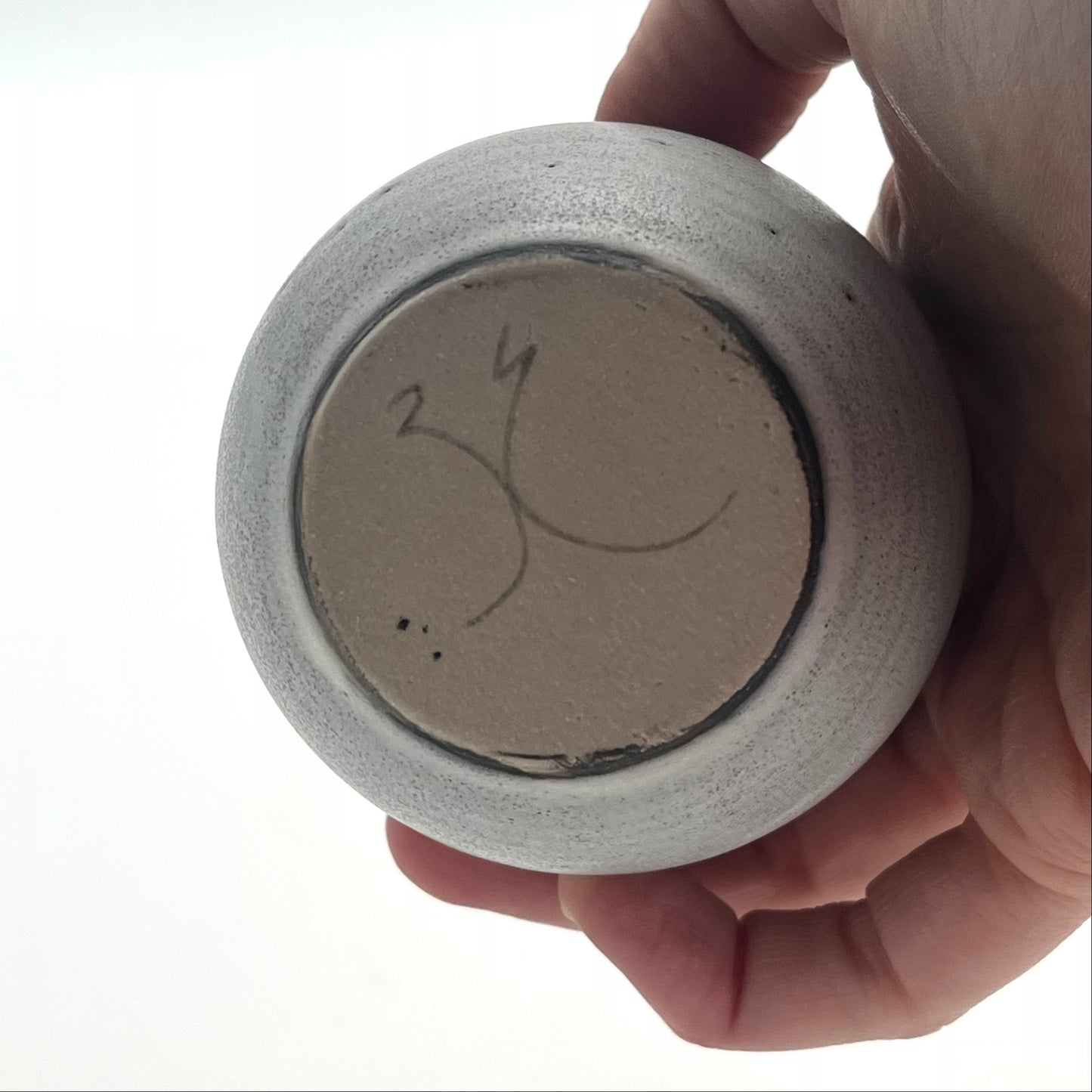 White Flecked Bud Vase