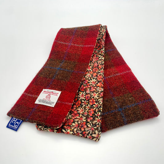 Red and Brown Floral