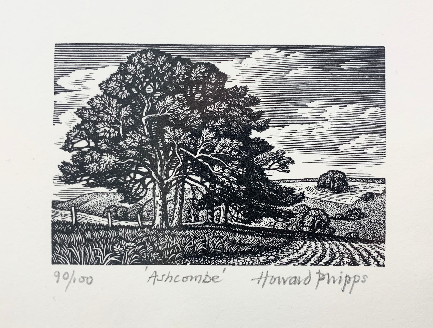 'Ashcombe' Wood Engraving