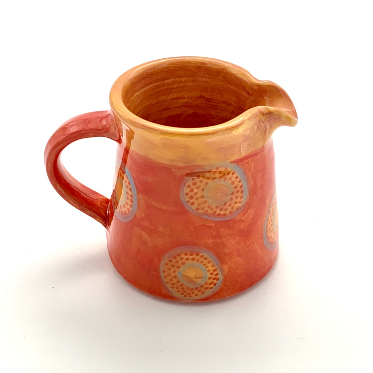 Orange and Yellow Spot Jug