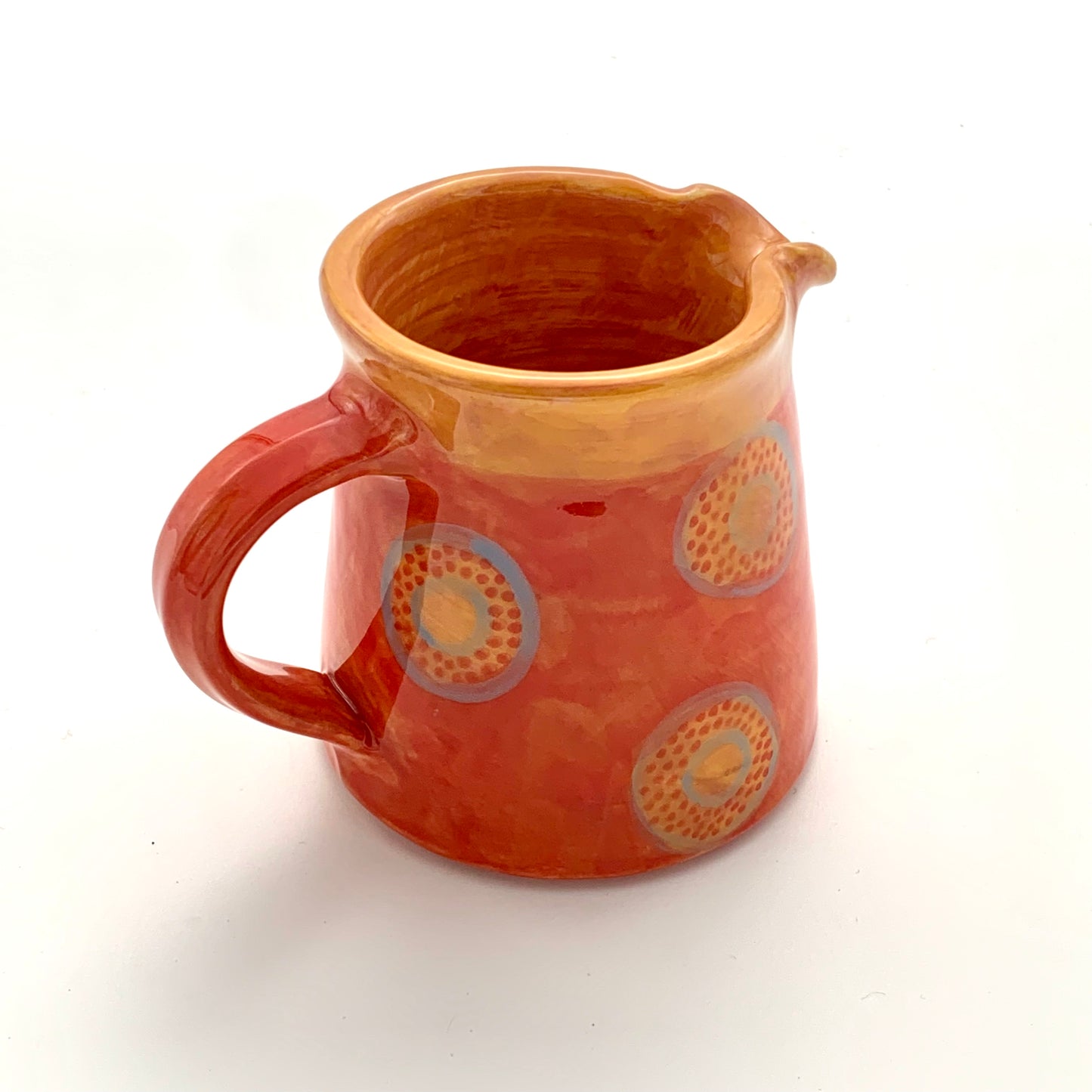 Orange and Yellow Spot Jug