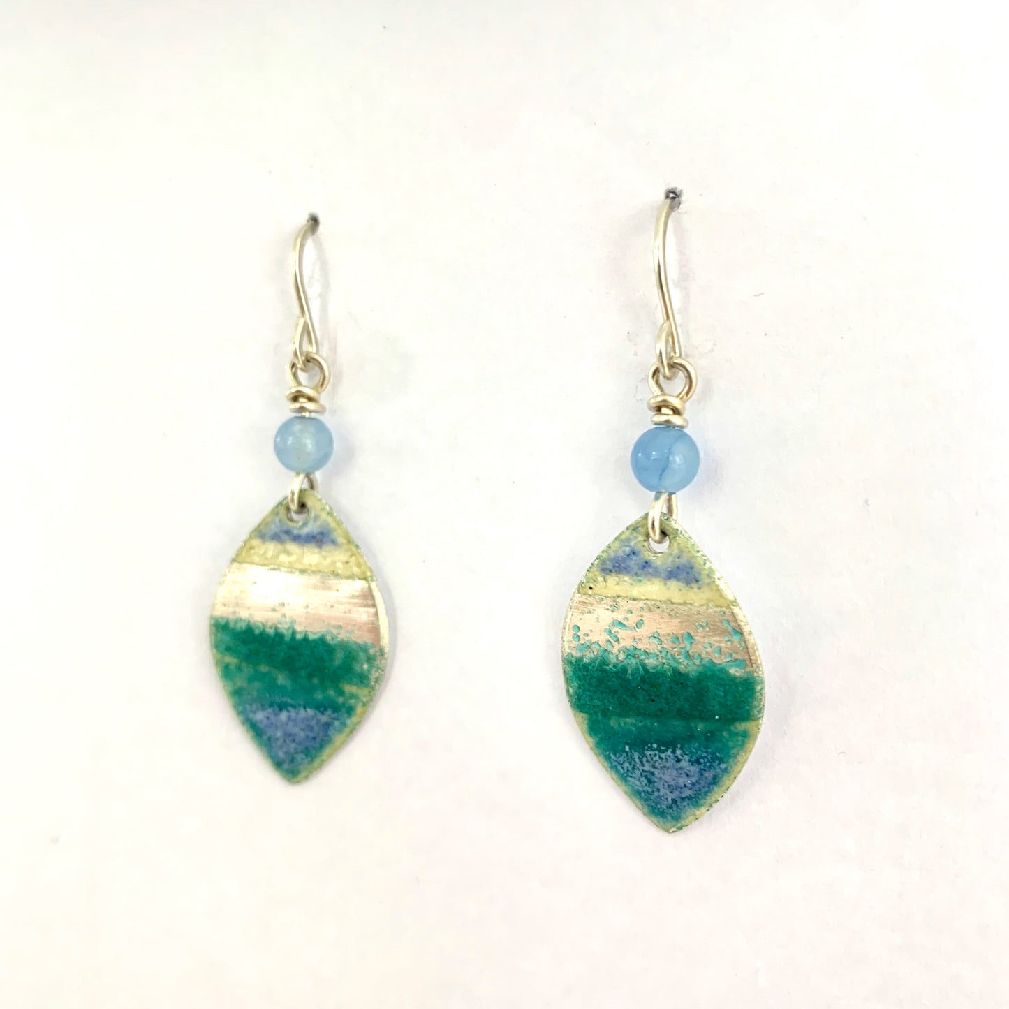 Turquoise Leaf Earrings