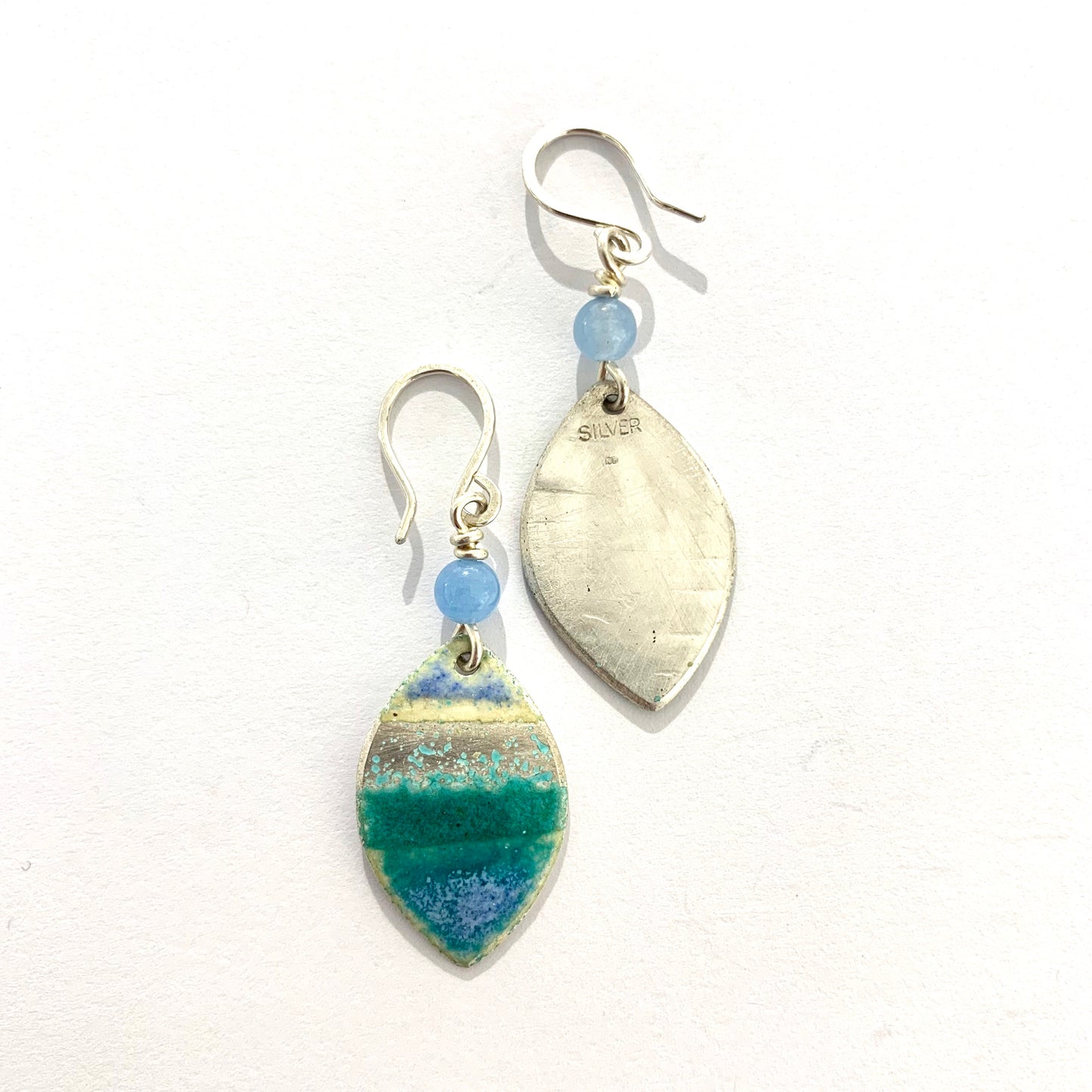 Turquoise Leaf Earrings
