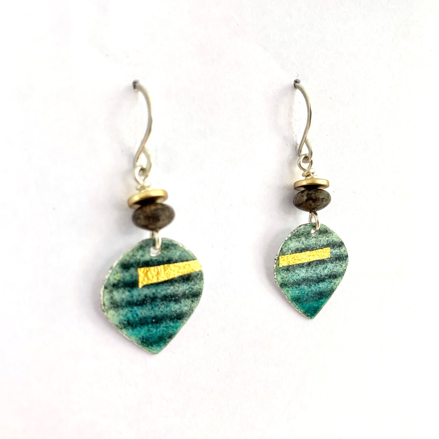 Teal Earrings