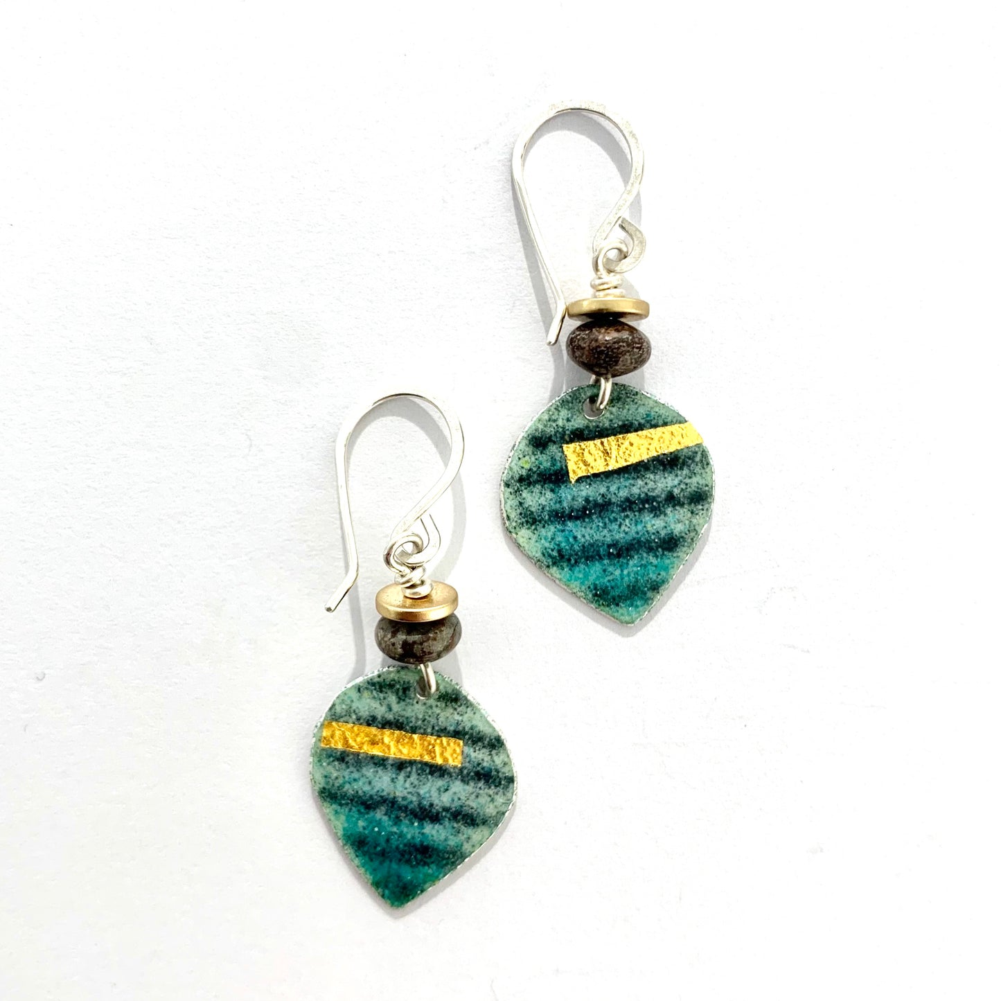 Teal Earrings