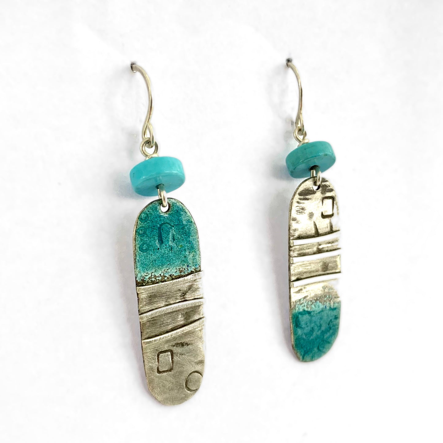 Turquoise Oval Earrings