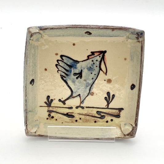 Hen Square Slab Dish