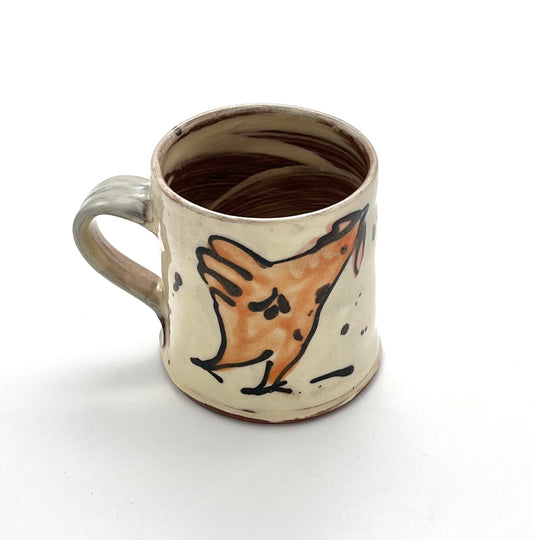 Orange Hen Mug