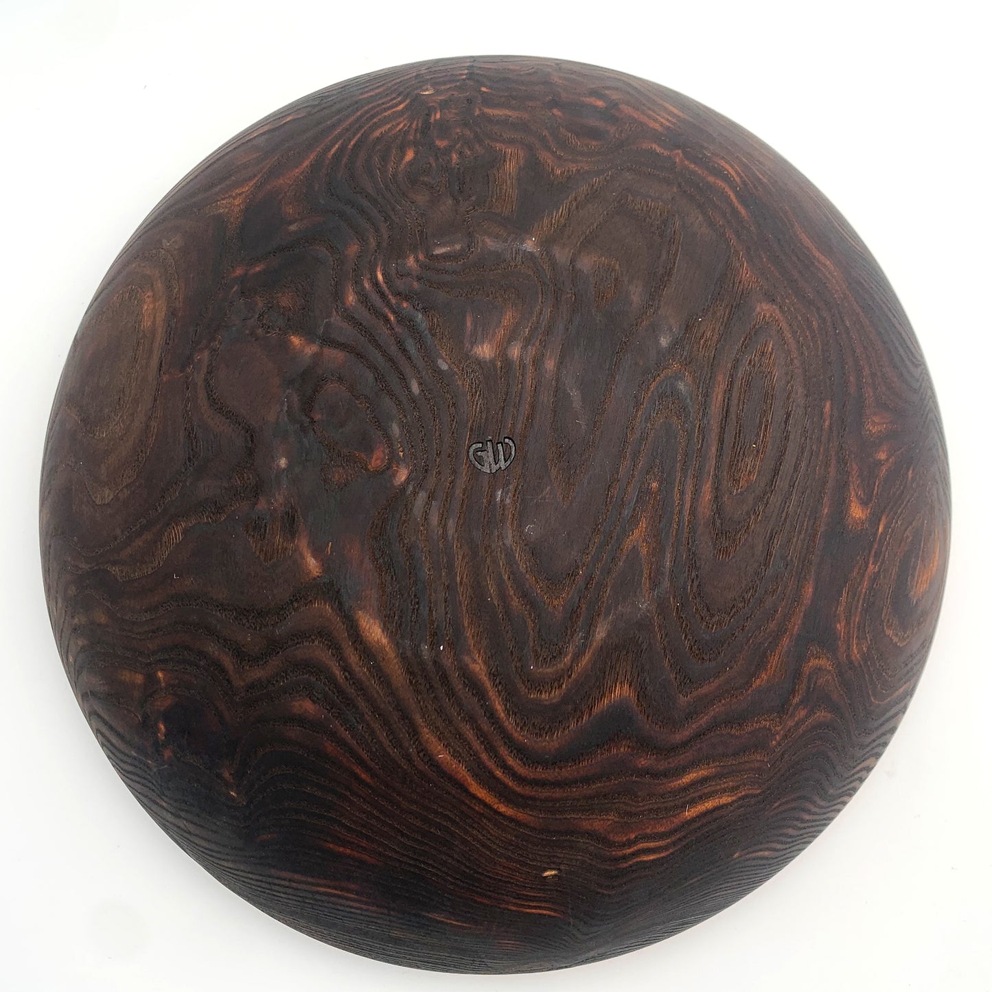 Scorched Ash Bowl with Orange