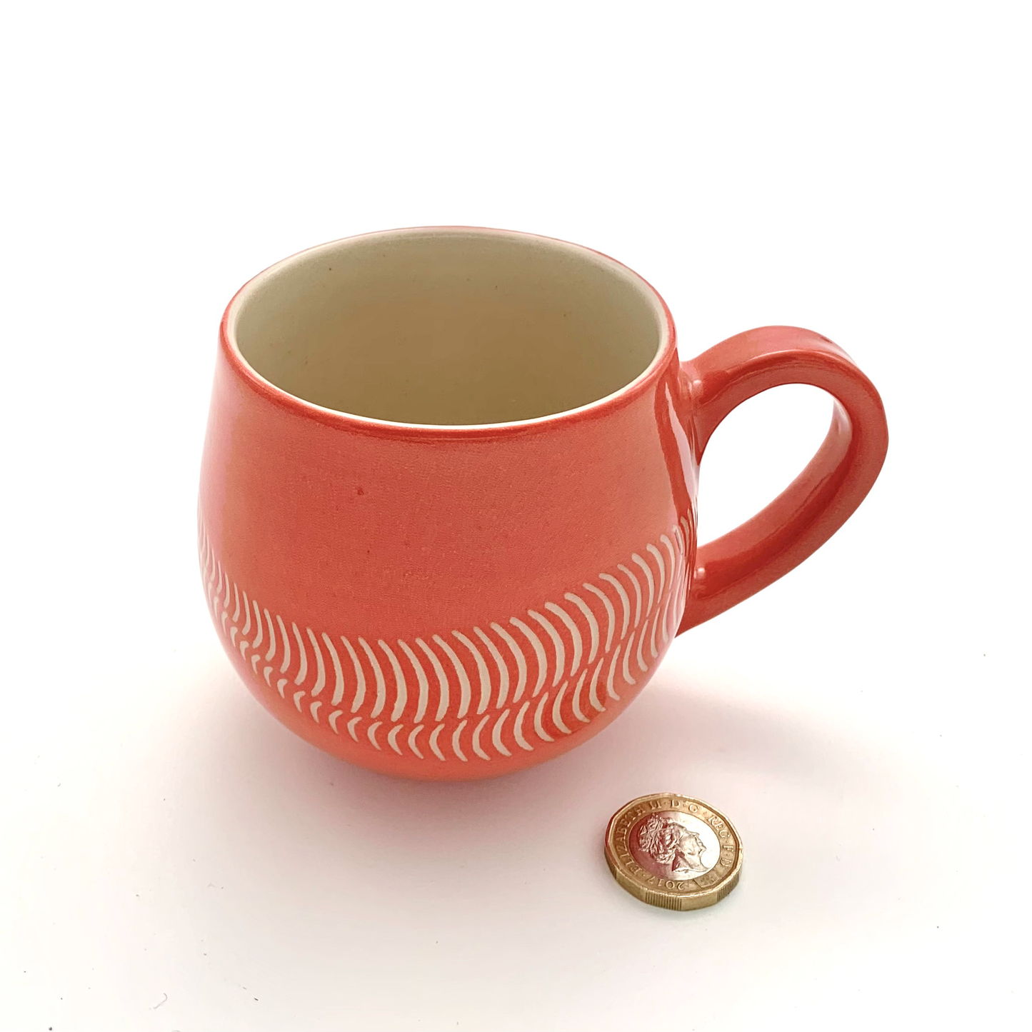 Salmon Pink Flow Mug Small