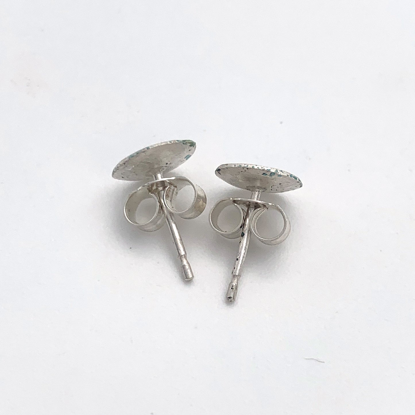 Small Sky Blue Stud Earrings