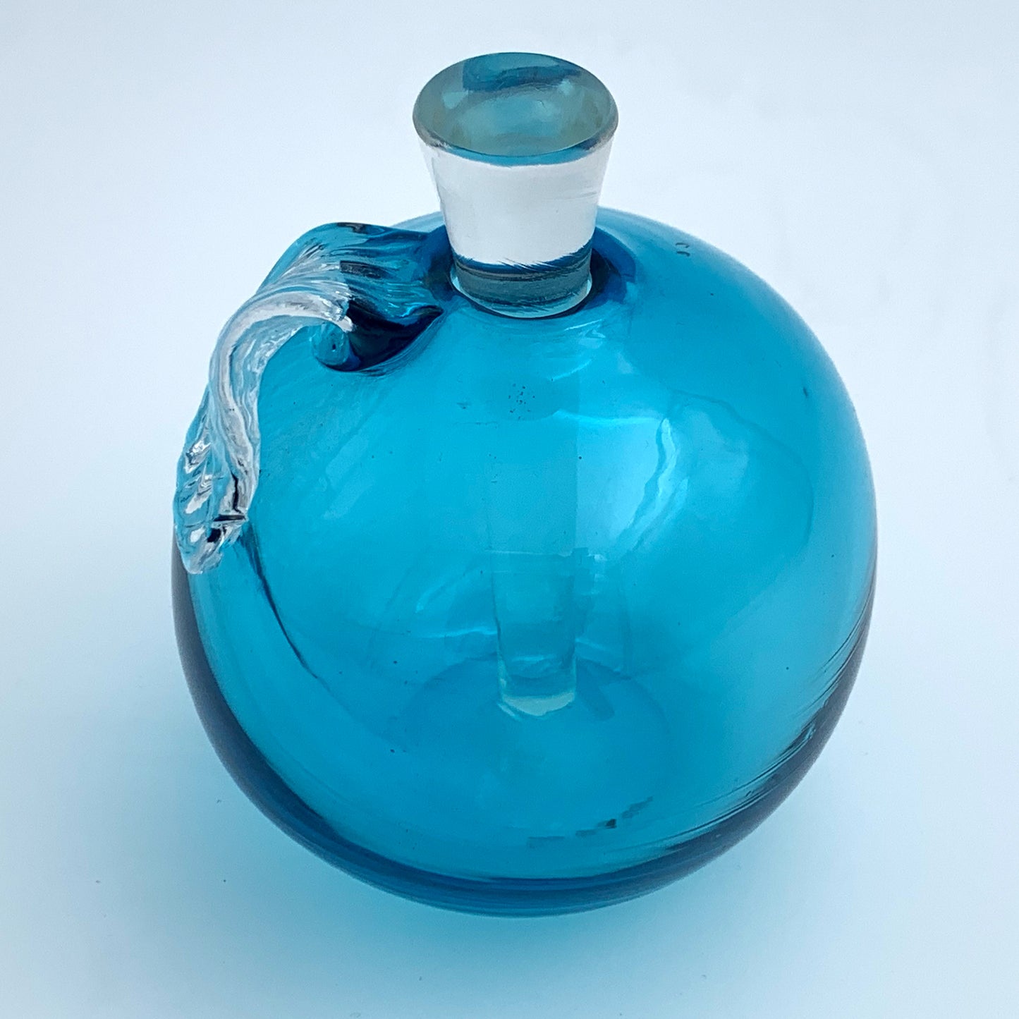 Turquoise Peach Bottle