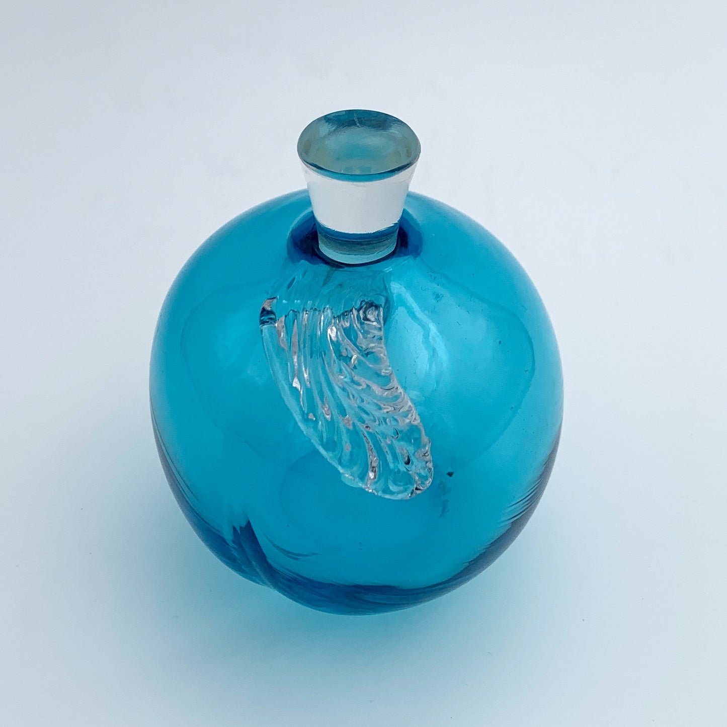 Turquoise Peach Bottle