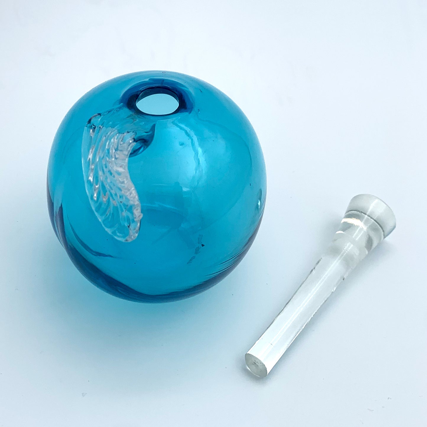 Turquoise Peach Bottle