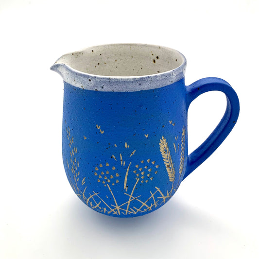 Cobalt Blue Meadow Jug