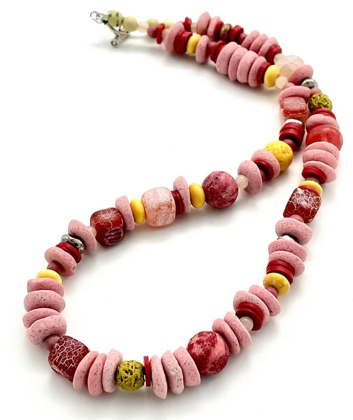 Pink Semi Precious Necklace