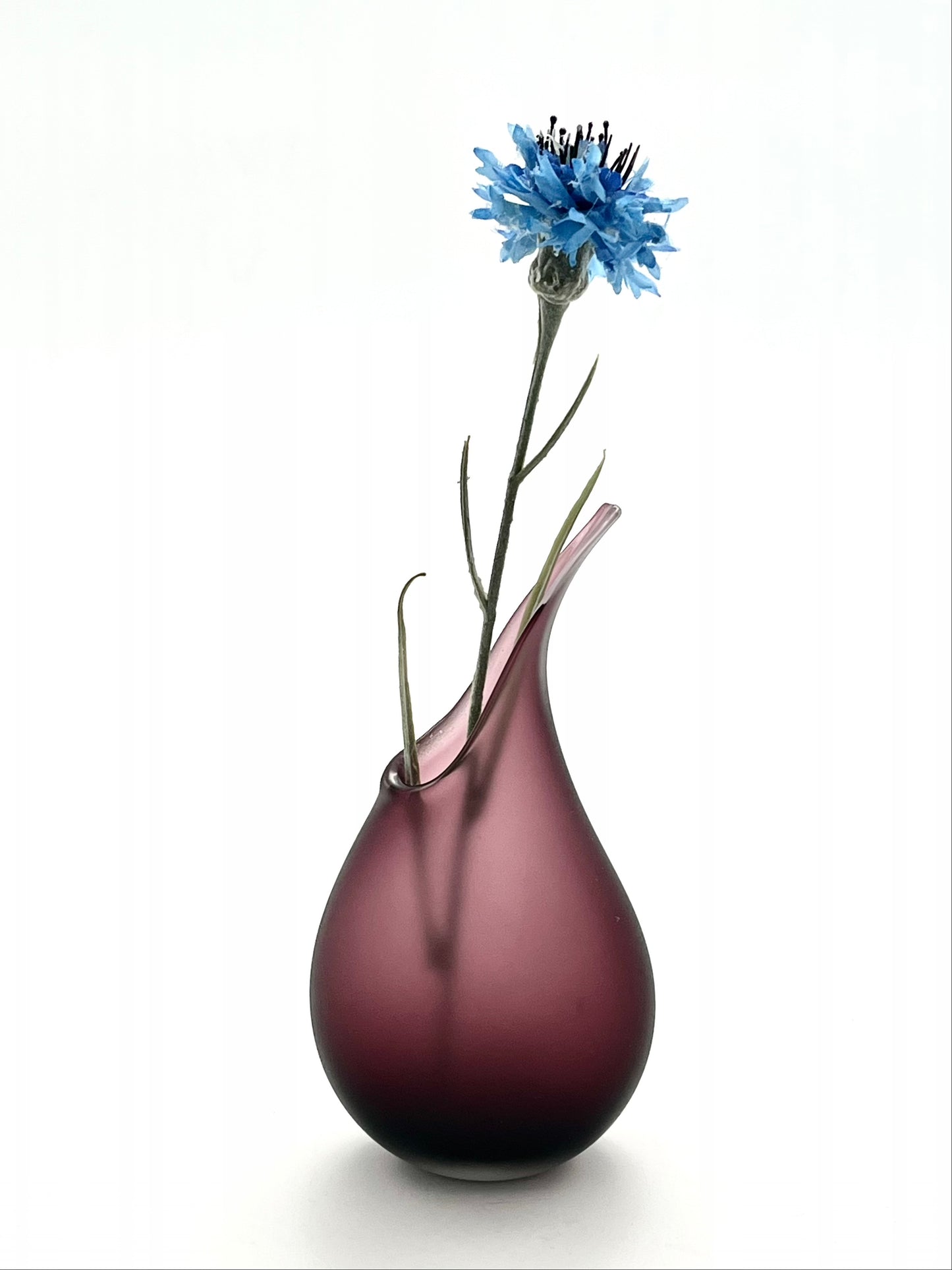 Burgundy Matt Pod Vase Mini
