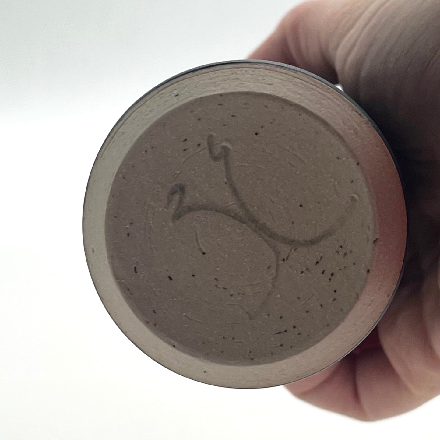 Black Striped Stem Vase