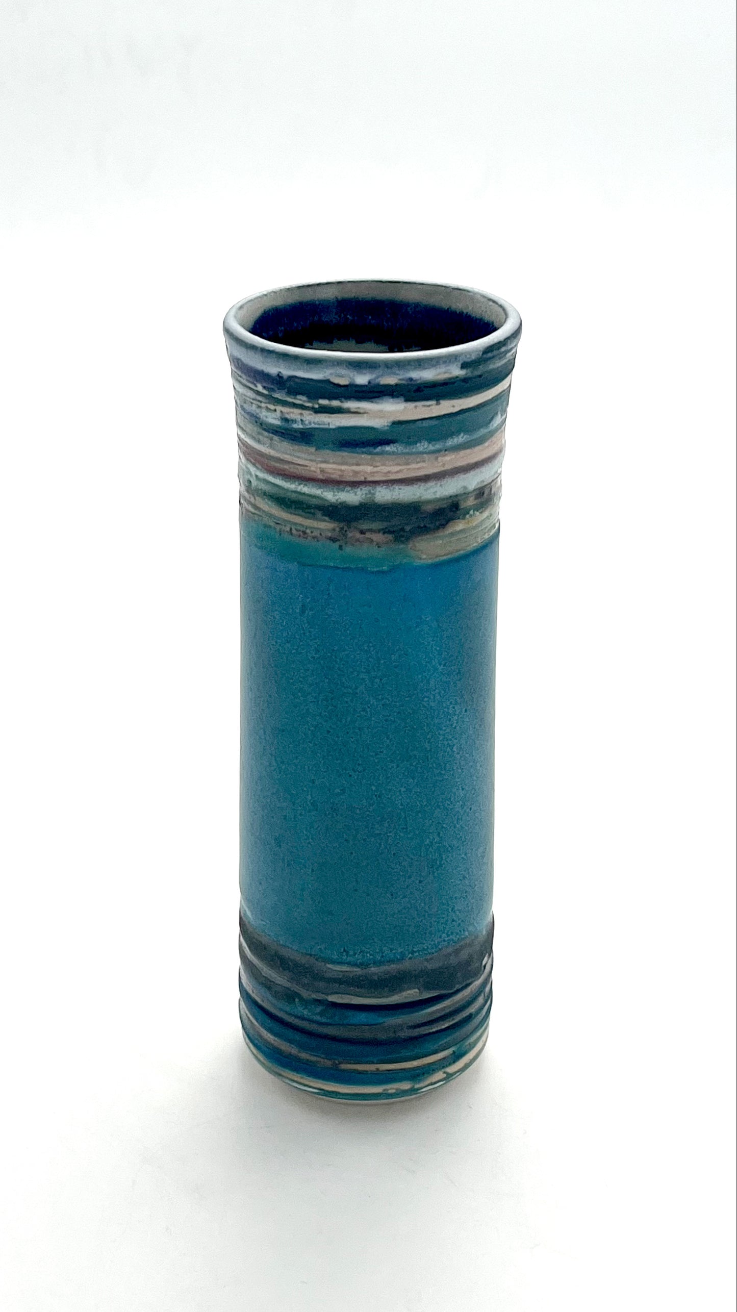 Turquoise Stem Vase