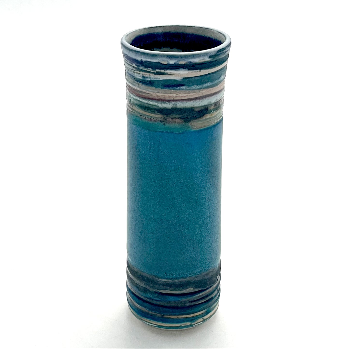 Turquoise Stem Vase